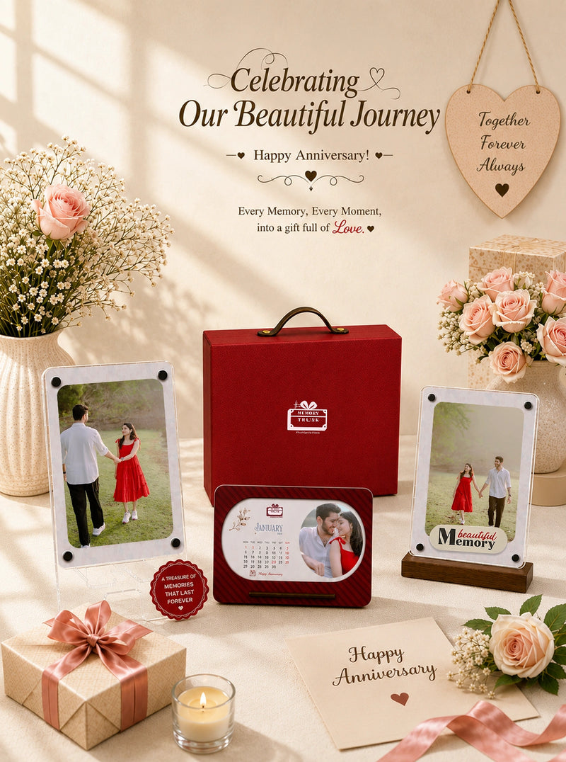 The Bliss Combo – Anniversary Personalized Gift Set