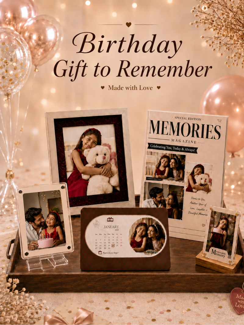The Ultimate Birthday Memory Combo – Personalized Gift Set
