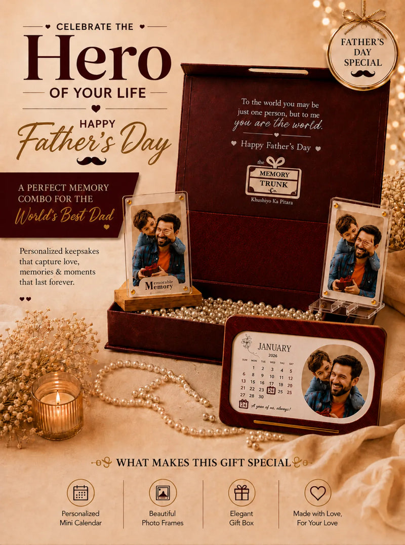 The Bliss Combo – Father's Day Personalized Gift Set