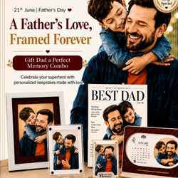 The Ultimate Father's Day Memory Combo – Personalized Gift Set
