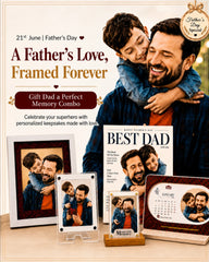 The Ultimate Father's Day Memory Combo – Personalized Gift Set