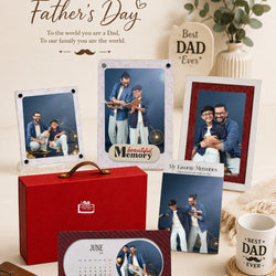 The Ultimate Father's Day Memory Combo – Personalized Gift Set