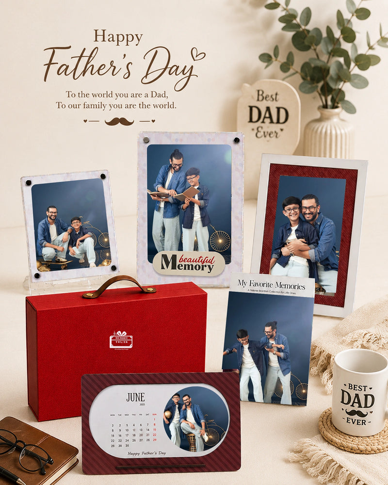The Ultimate Father's Day Memory Combo – Personalized Gift Set