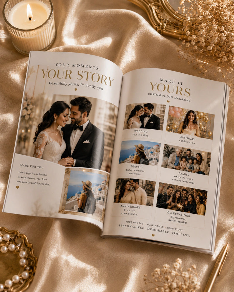 Personalized Photo Magazine – Your Photos, Your Story